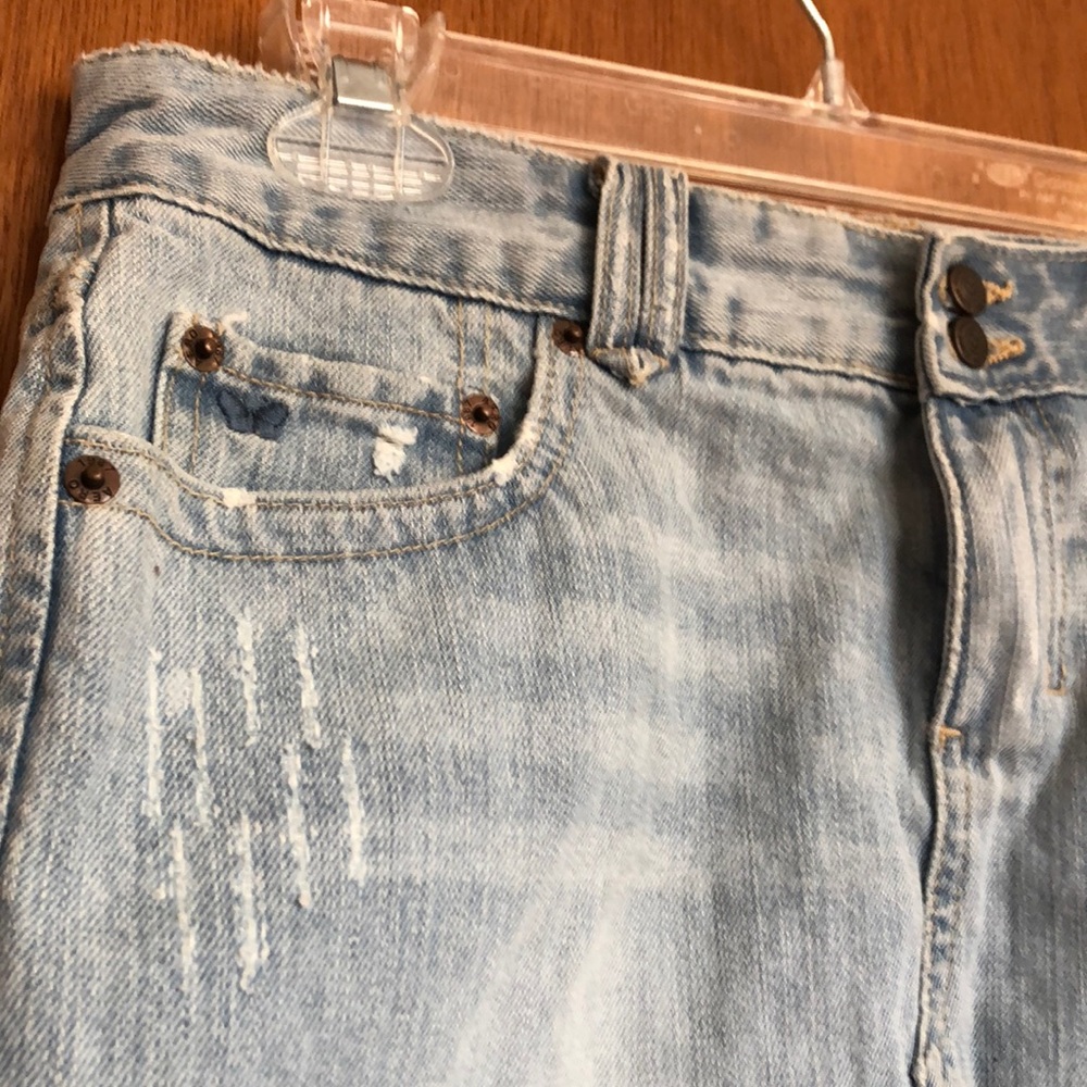 Aeropostale Jean Skirt! Size 3/4! - Picture 3 of 4